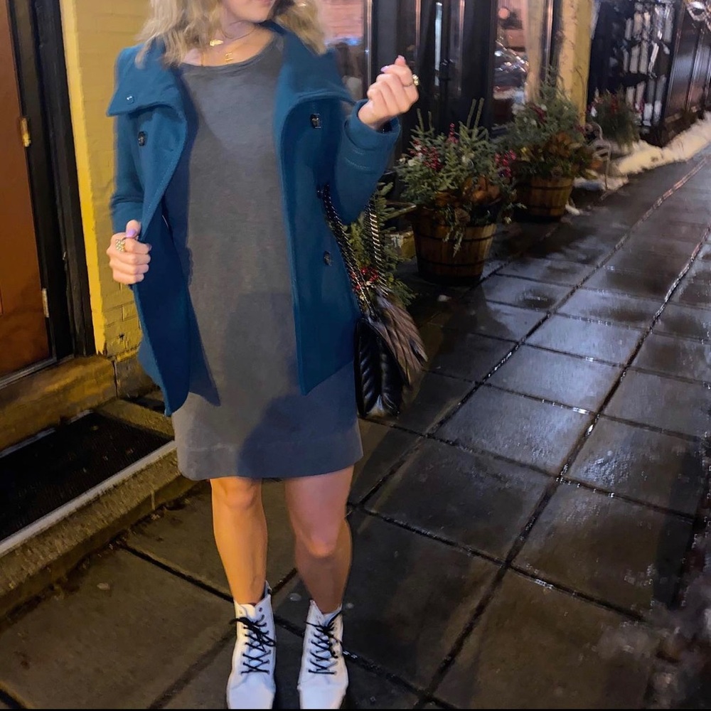forest green dress coat